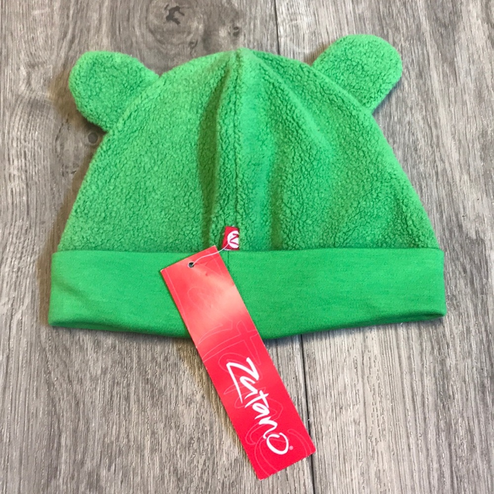 NWT Candy Apple Fleece Hat 24M